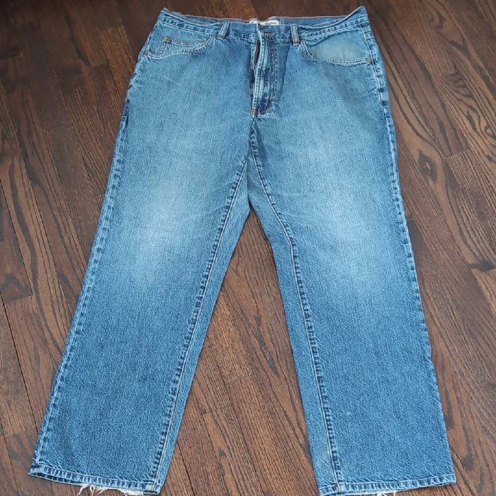 Men's Relaxed Fit Blue Jeans